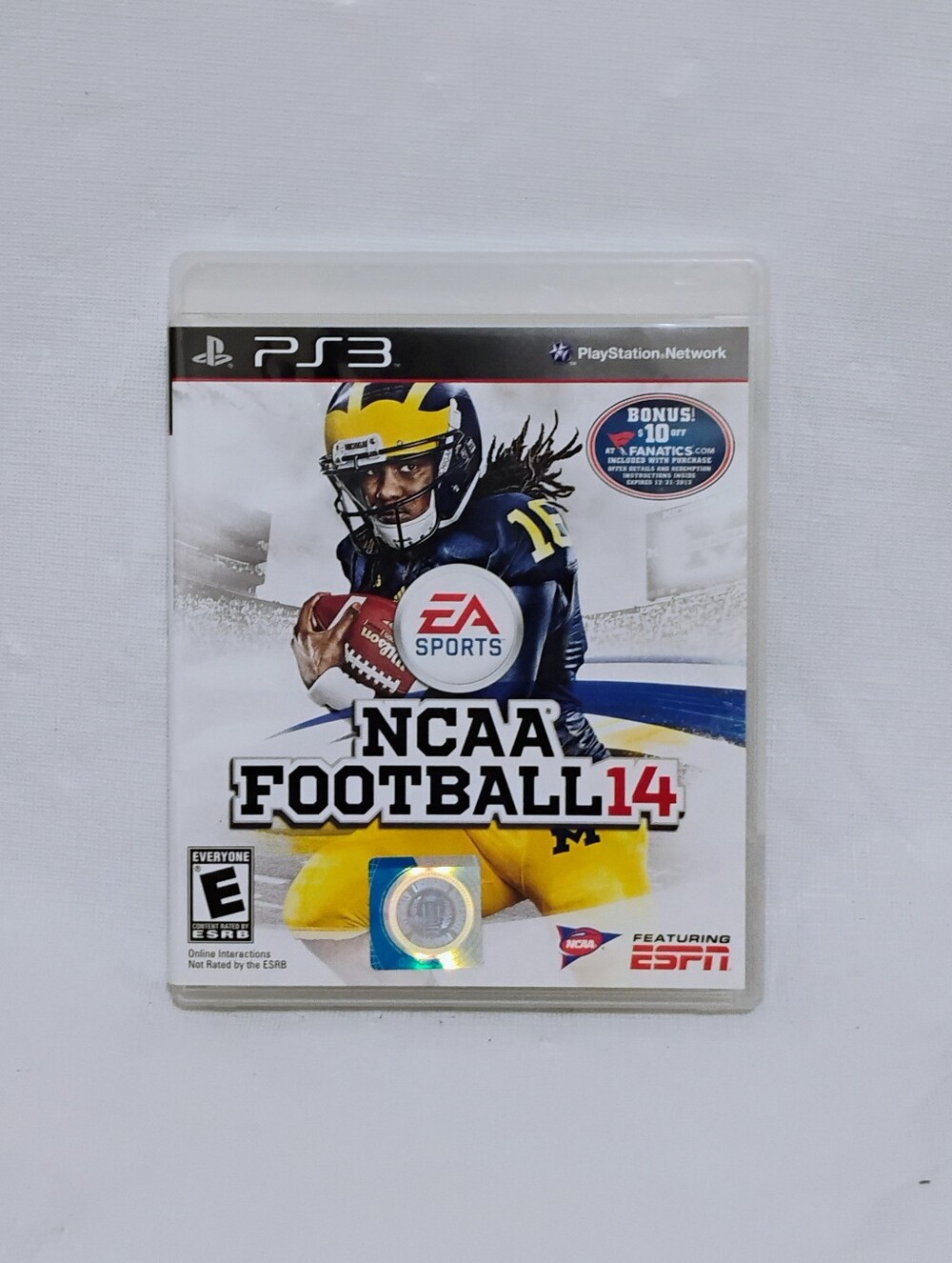 Sony PlayStation 3 PS3 NCAA Football 14 With Manual